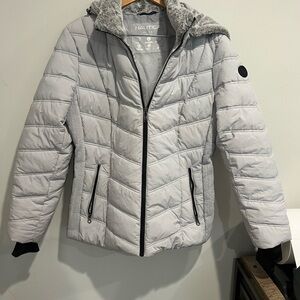 Nautica Women's Gray Quilted Jacket size XL